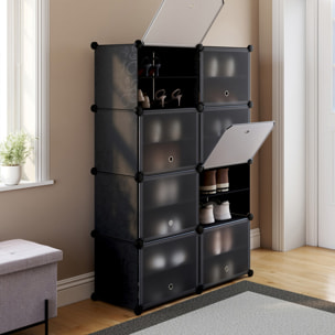 Meuble chaussures cube - 32 paires