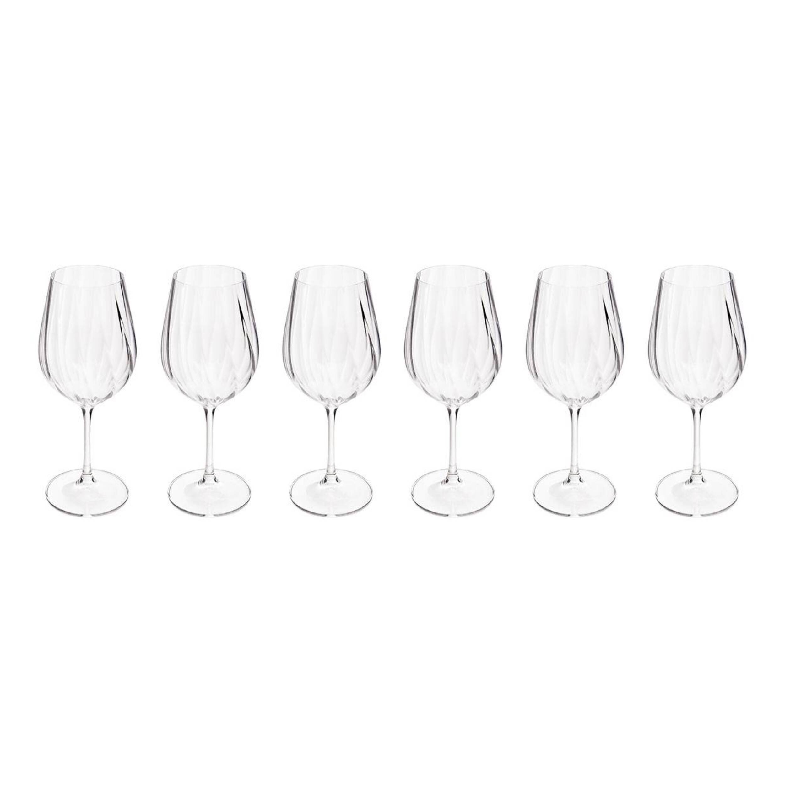 Lot de 6 verres à eau Neva 500ml transparent