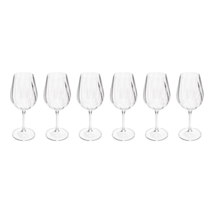 Lot de 6 verres à eau Neva 500ml transparent