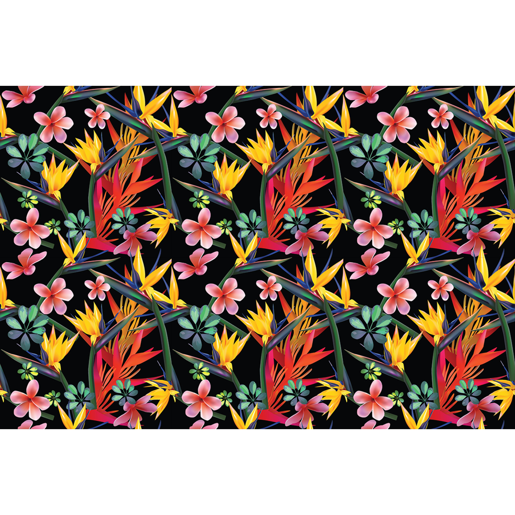 Sticker meuble tropical manizalo 60 x 90 cm