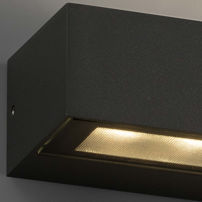 DORO 220 Lampada da parete grigio scuro