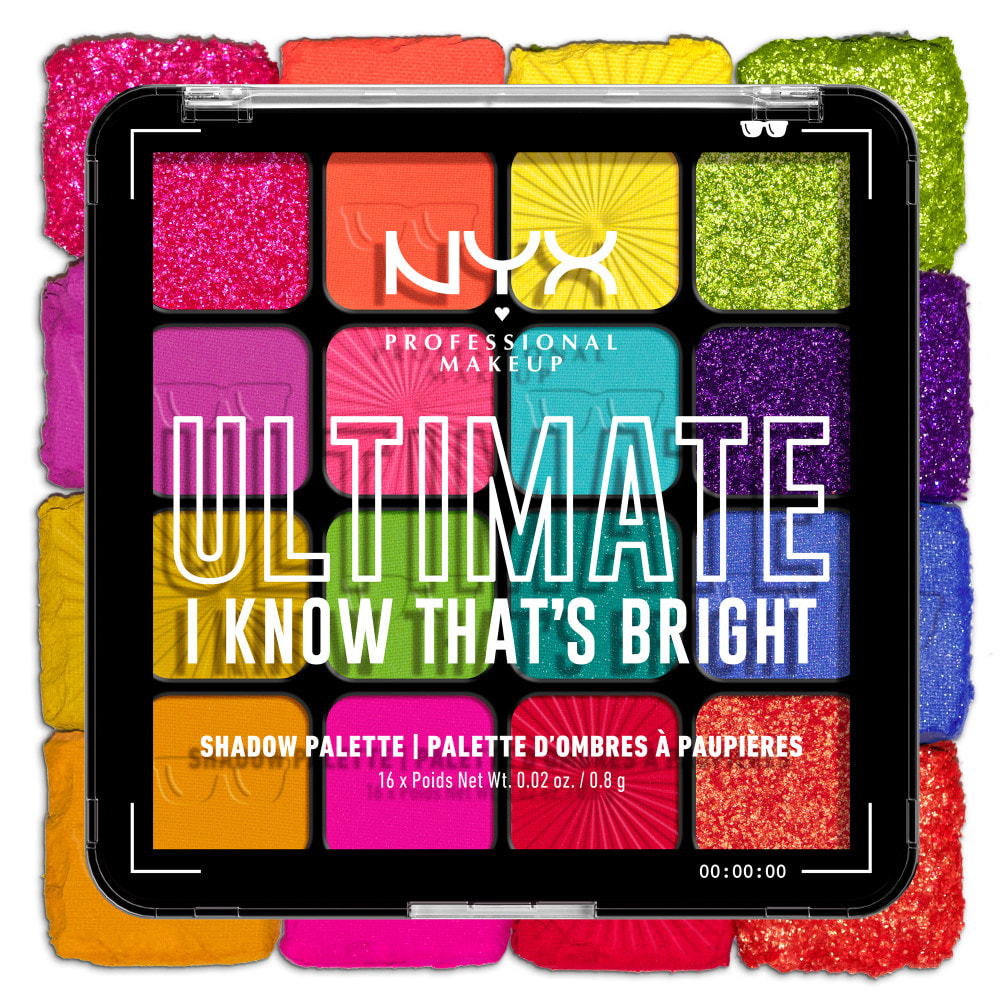 NYX Professional Makeup ULTIMATE SHADOW PALETTE Palette fards à paupières I Know That's Bright