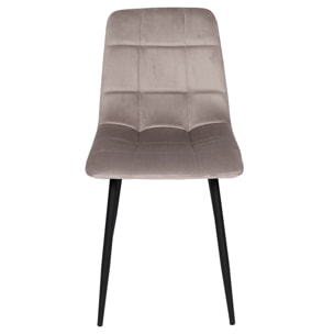 Chaise Mateo Taupe - Lot De 4