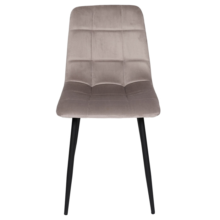 Chaise Mateo Taupe - Lot De 4