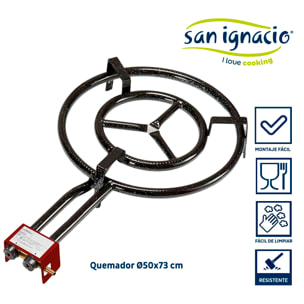 Quemador 500mm 2 fuegos colección la dehesa