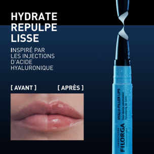 Hyalu-Filler - Coffret Hyalu-Filler Sérum Hydratant 30 ml + Hyalu-Filler Lips Soin Lèvres Volumateur 4g