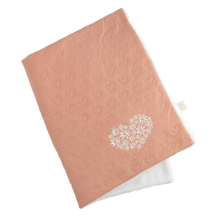 Couverture bébé en coton avec broderie