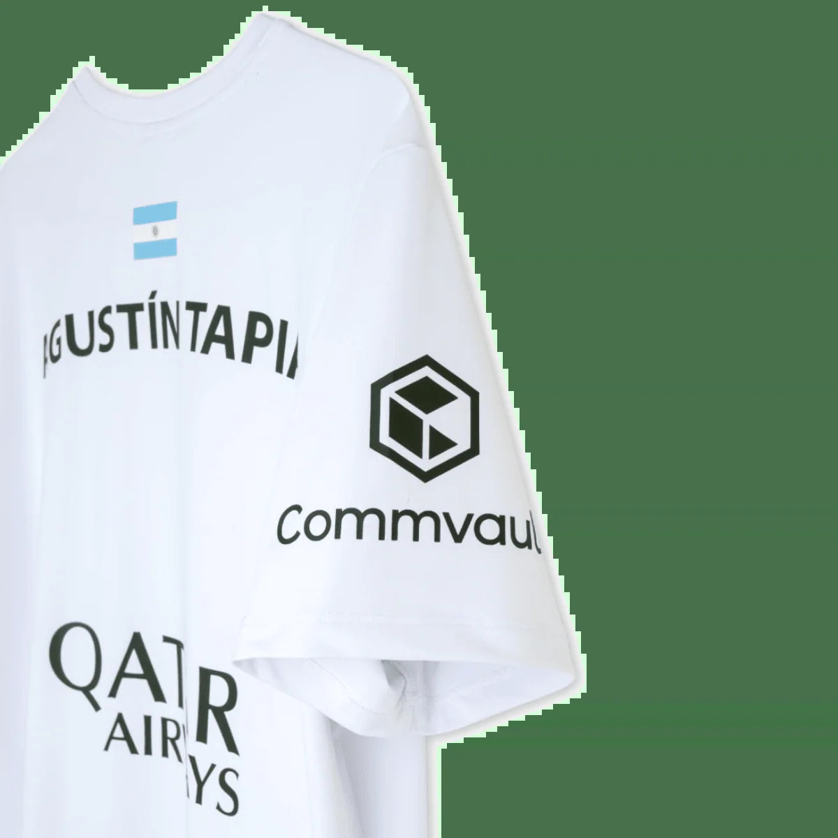 Camiseta Sponsors AT10 Blanco de Agustín Tapia 2026