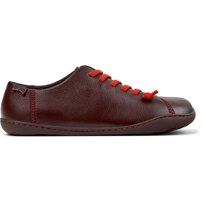 Zapatillas - CAMPER Peu Cami - Burdeos - Cuero liso