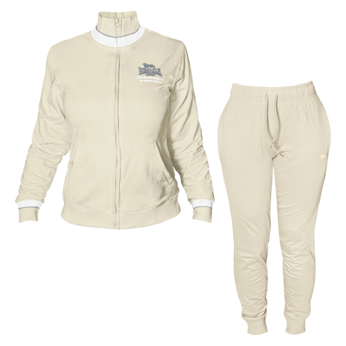 Tuta Donna LONSDALE Cotone Primavera Leggero Full Zip
