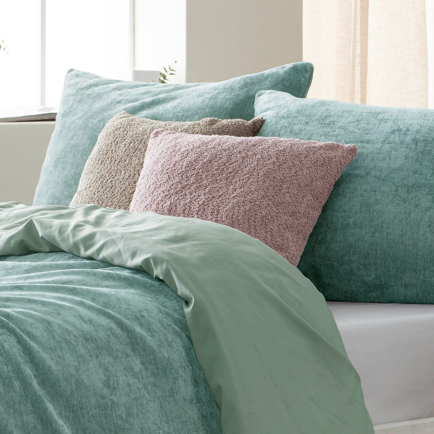 Funda nórdica velvet agua