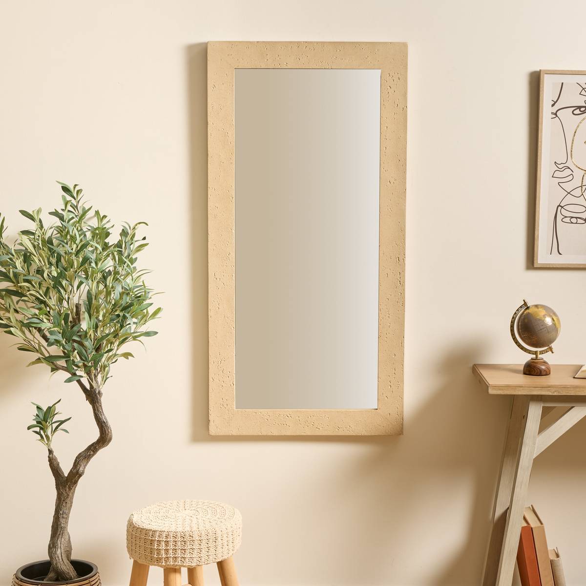 Miroir Anaya 60x120cm beige