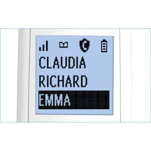 Téléphone sans fil ALCATEL XL785 Voice Trio Blanc