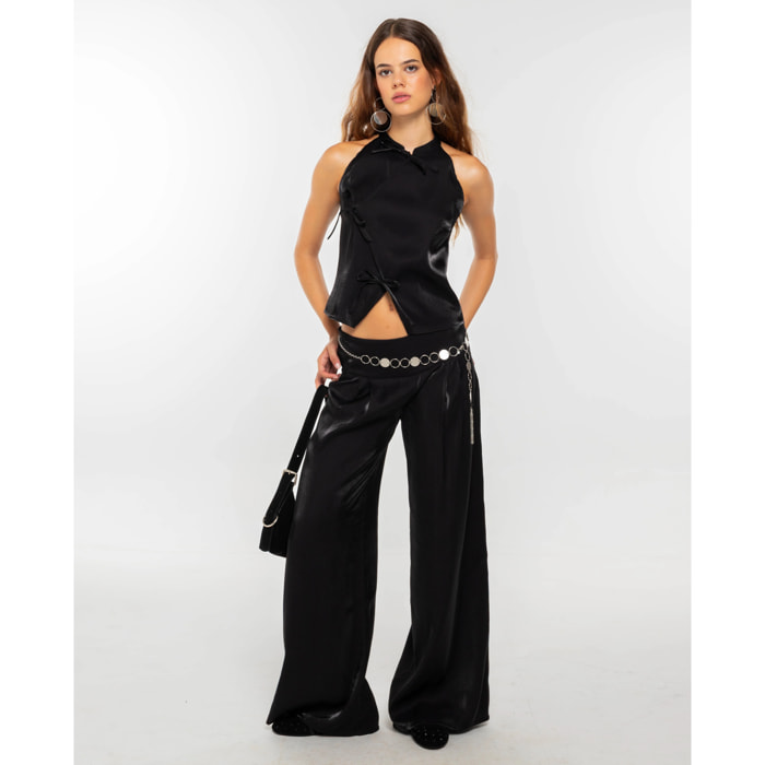 Cinturón cadena con monedas de mujer