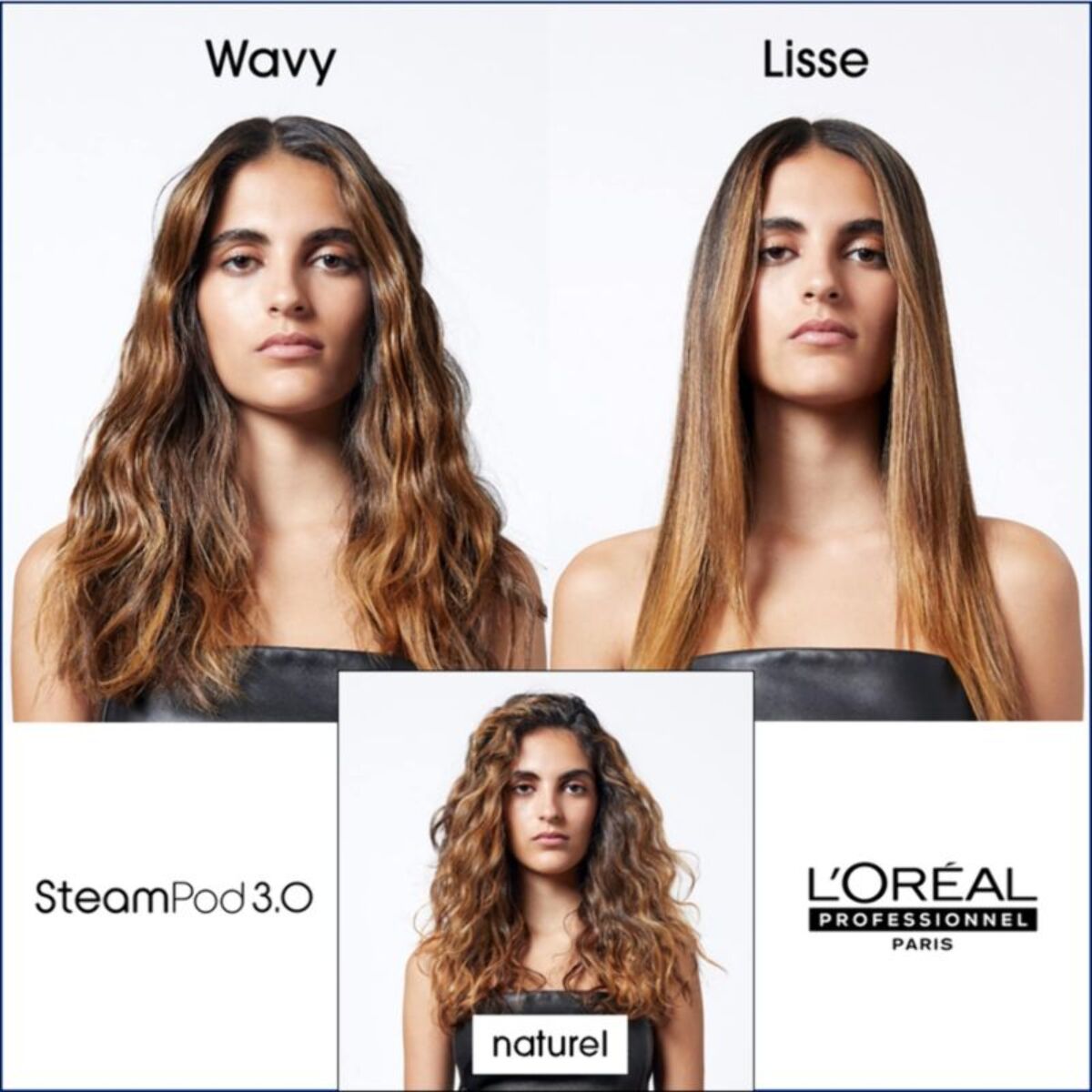 Lisseur vapeur L'OREAL PRO Steampod 3 blanc