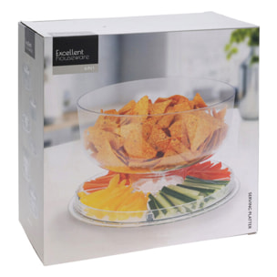 plato para tarta con cúpula multifuncional de 6 usos ø30,5 cm