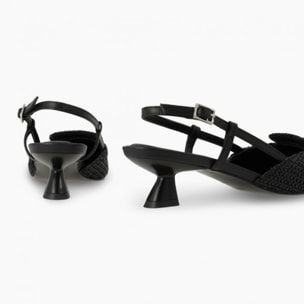ZAPATOS DE SALÓN NEGROS A-CASIOPEA