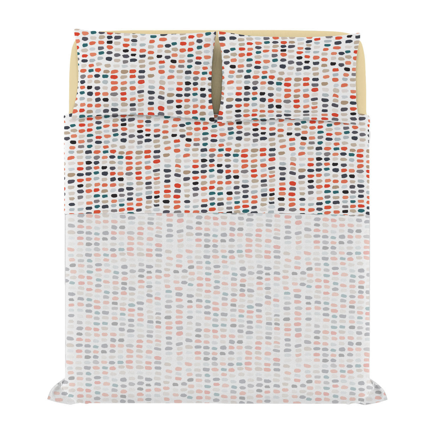 COMPLETO LETTO FANTASY, 100% Microfibra - SKETCH