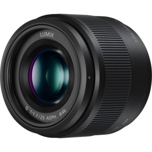 Objectif pour Hybride PANASONIC 25mm f/1.7 noir Lumix G