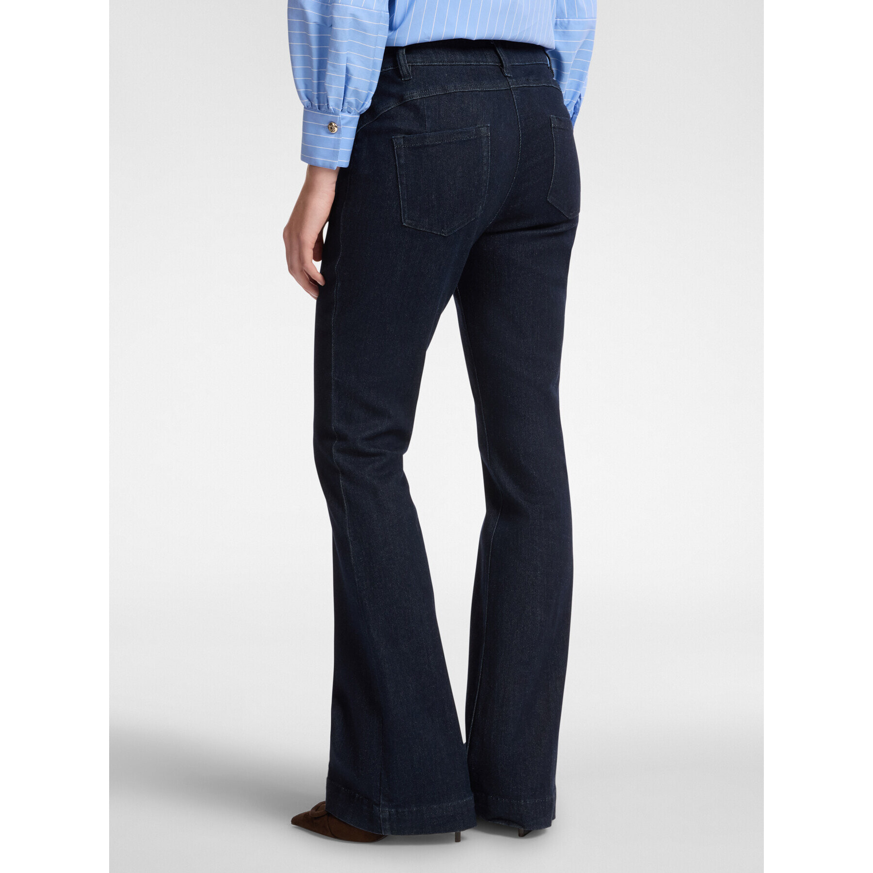 Elena Mirò - Jeans tailoring flare - Blu