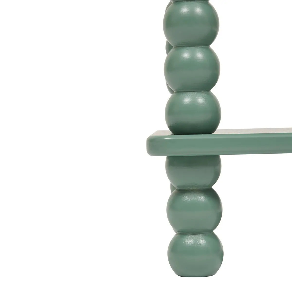 Table d'appoint Chamlo vert olive 40x40cm