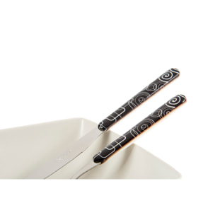 Servizio 16 posate Excelsa – Magic Black, Acciaio Multicolore