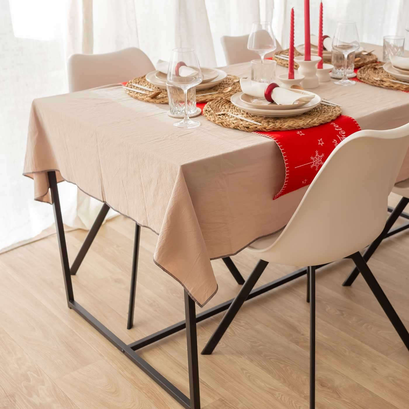 Nappe lucca polyester 140x200cm