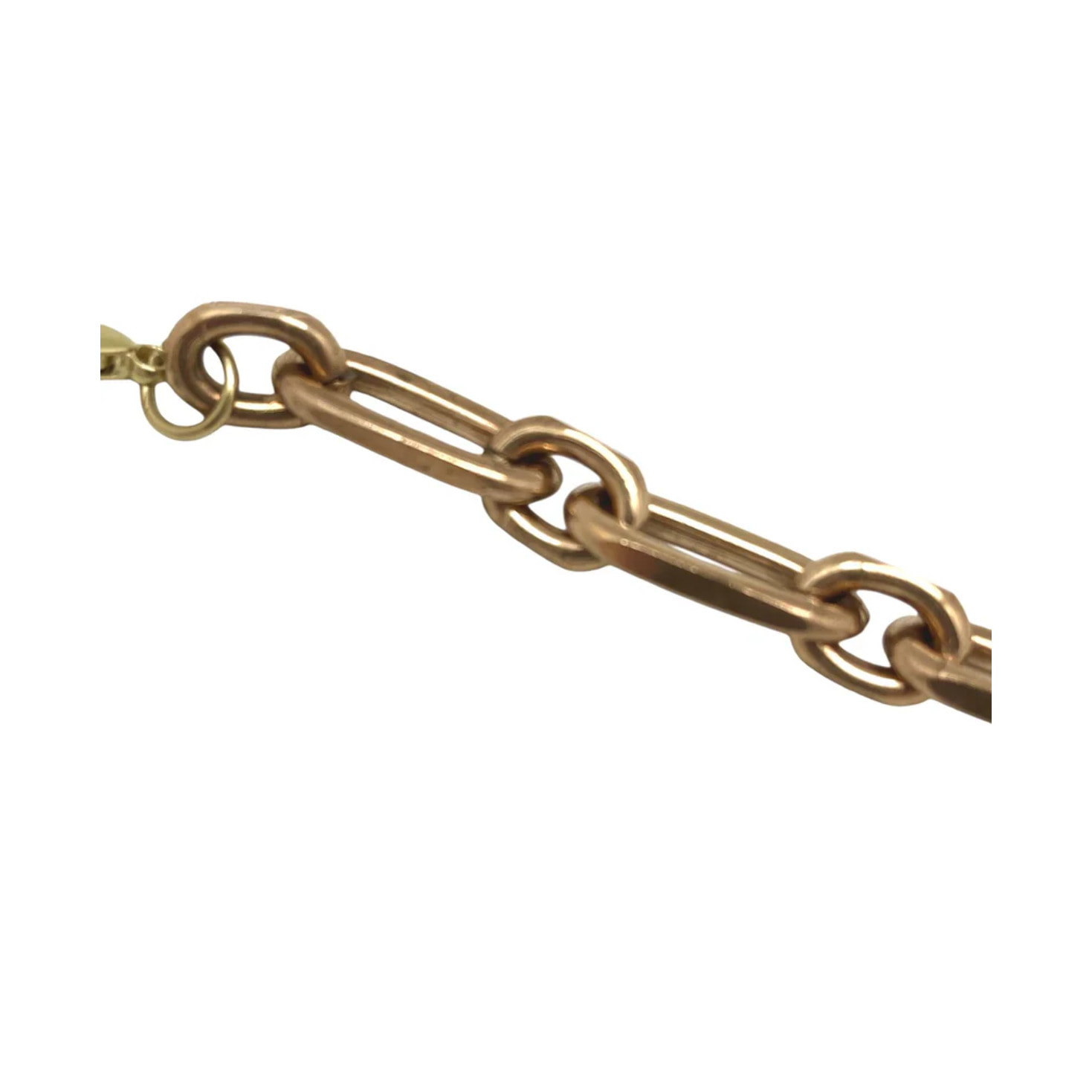 Pulsera Eslabon R chapado bronce