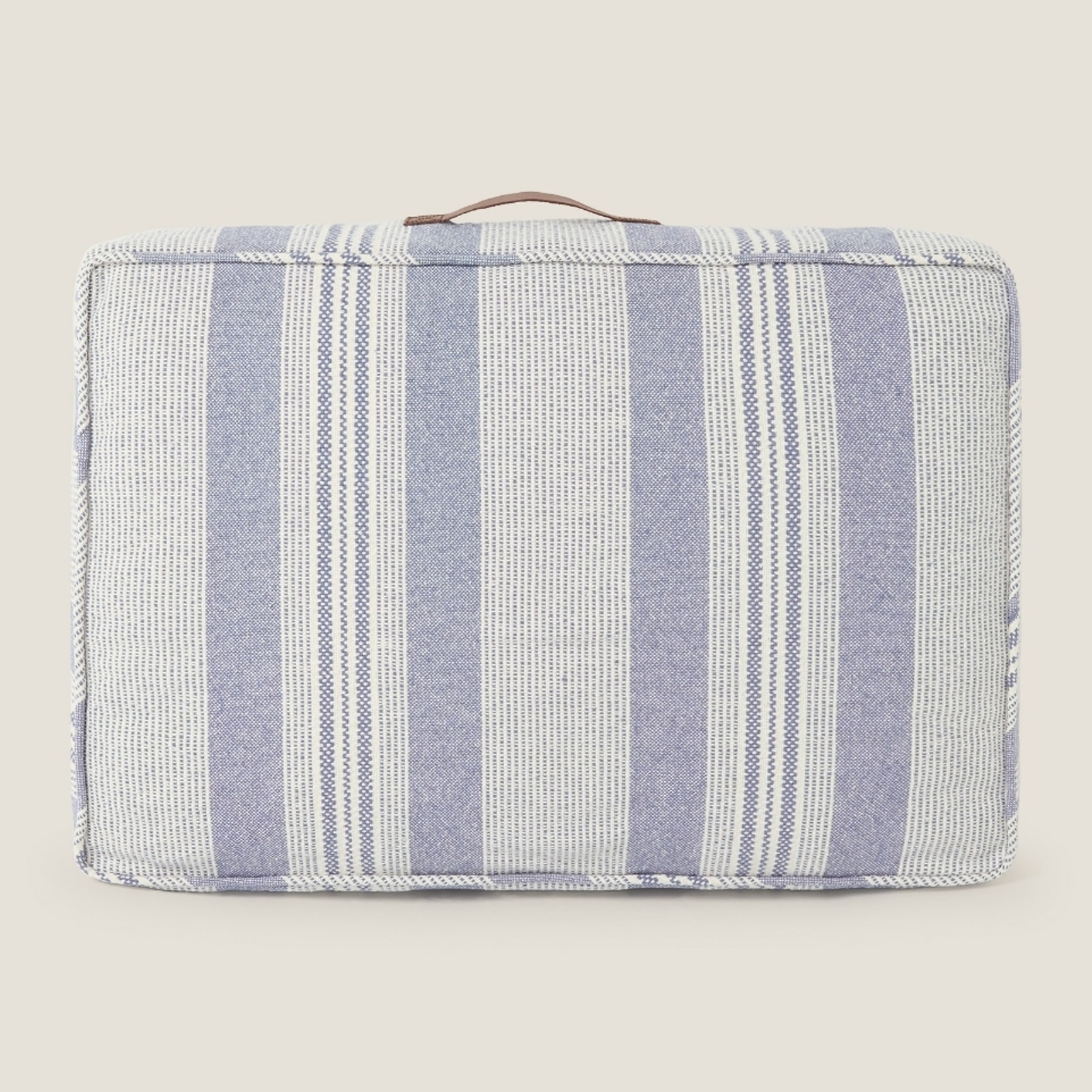 Cojín palet rayas Liraticompleto color azul