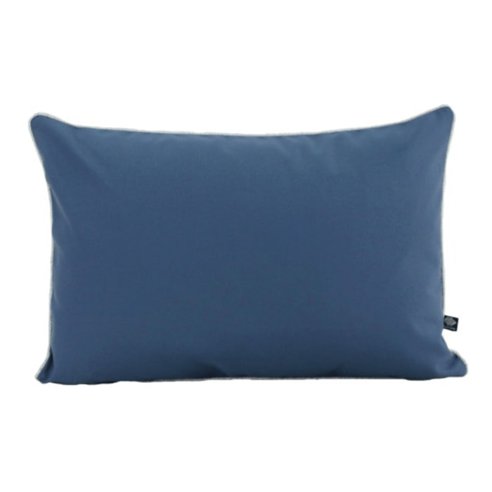 Coussin rectangle uni extérieur - Bleu Marine