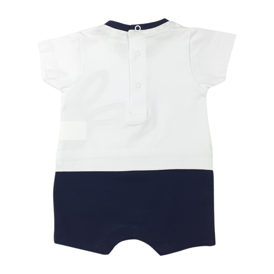 PAGLIACCETTO JERSEY BICOLORE BIANCO BLU RABBIT