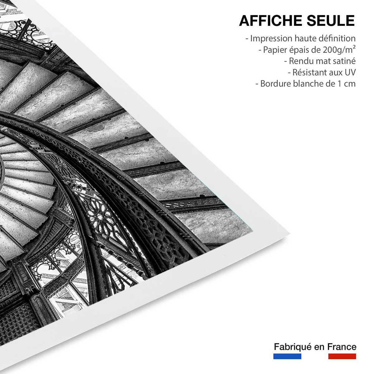 Affiche circular staircase Affiche seule