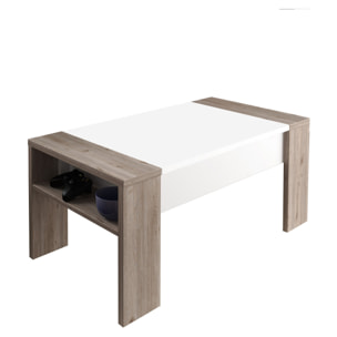 Tomasucci Table de rangement JAMES OAK Multicolore