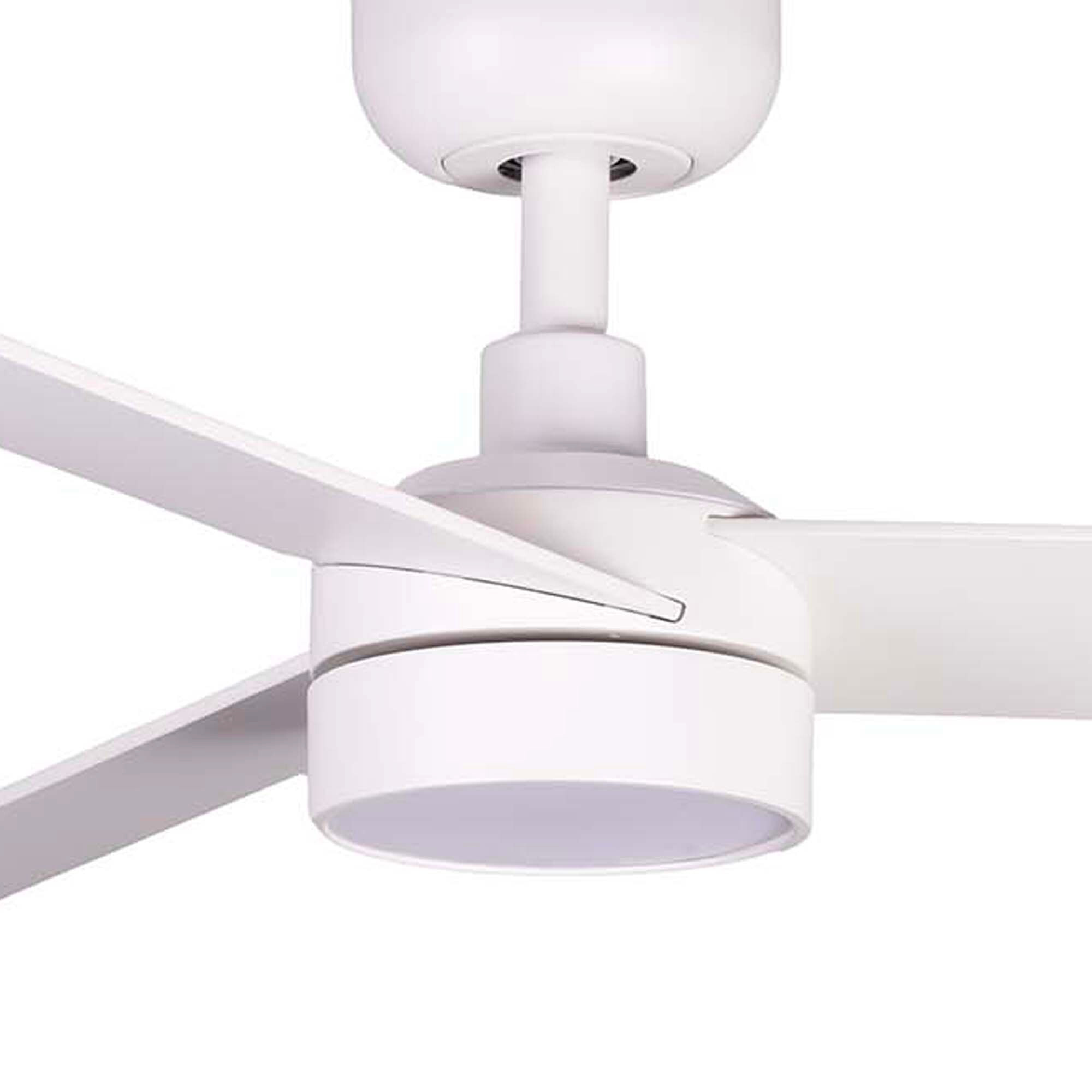 RUDDER S LED Ventilador de techo blanco/fresno