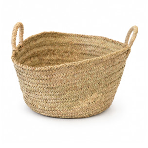 Panier rond bas XL - Naturel