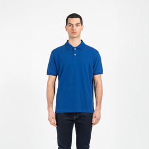 Polo piquet di cotone bio washed