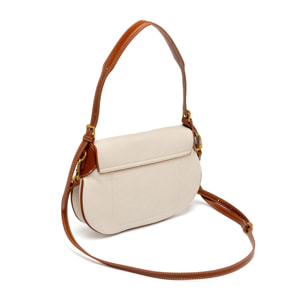 Borsa a spalla da donna - Modello Novella Prime - 100% poliuretano - 31.0 x 19.0 x 6.0 cm