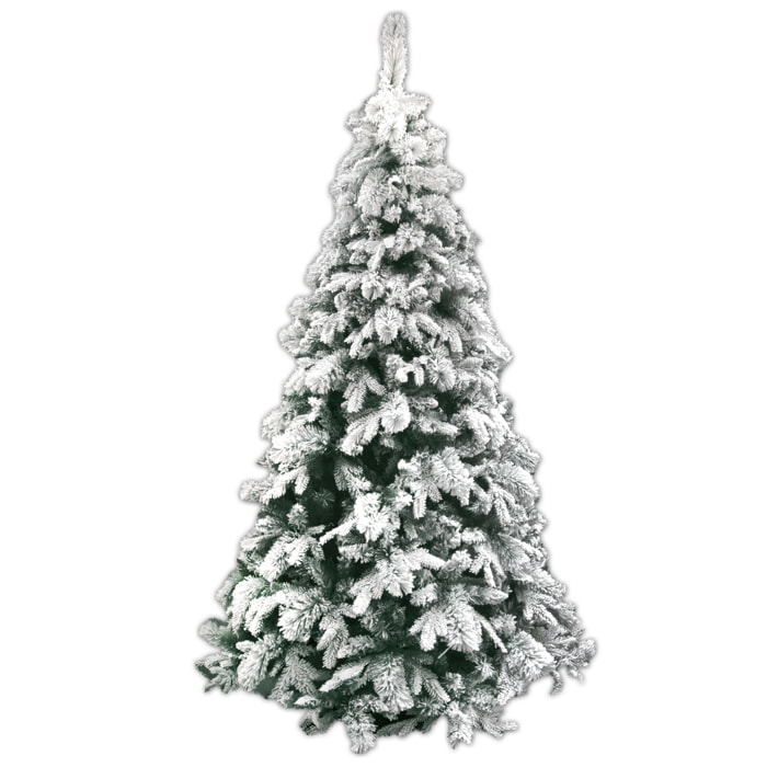 Albero Di Natale Innevato "Nevada" - Altezza 240cm - Albero Realistico in PE + PVC - Extra Folto con 1433 Rami