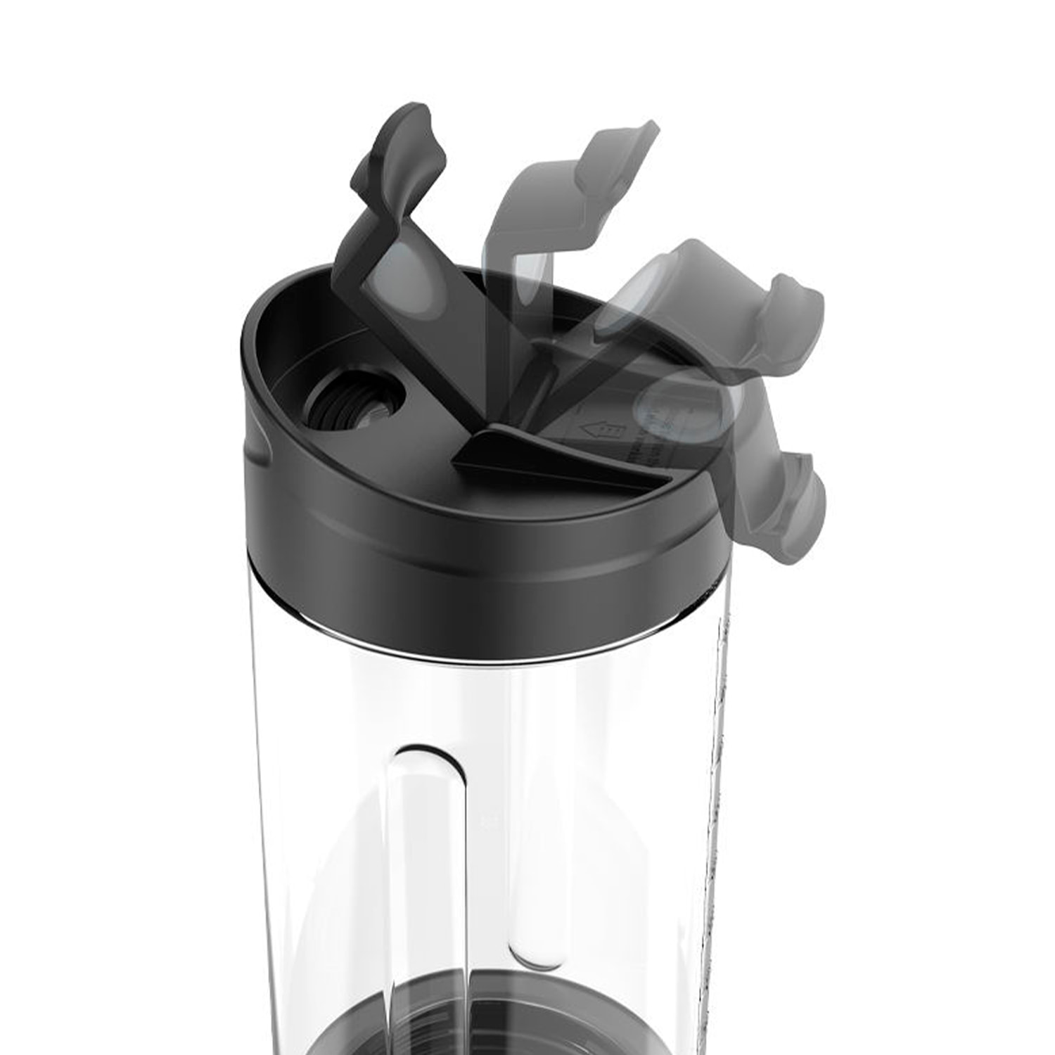 Batidora portátil HD-06 de 530 ml con potente motor de 240W, con batería recargable de 4000mAh.