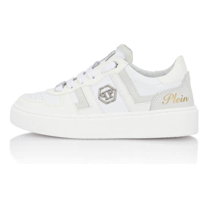 PHILIPP PLEIN Mix Materials Low-Top Sneakers