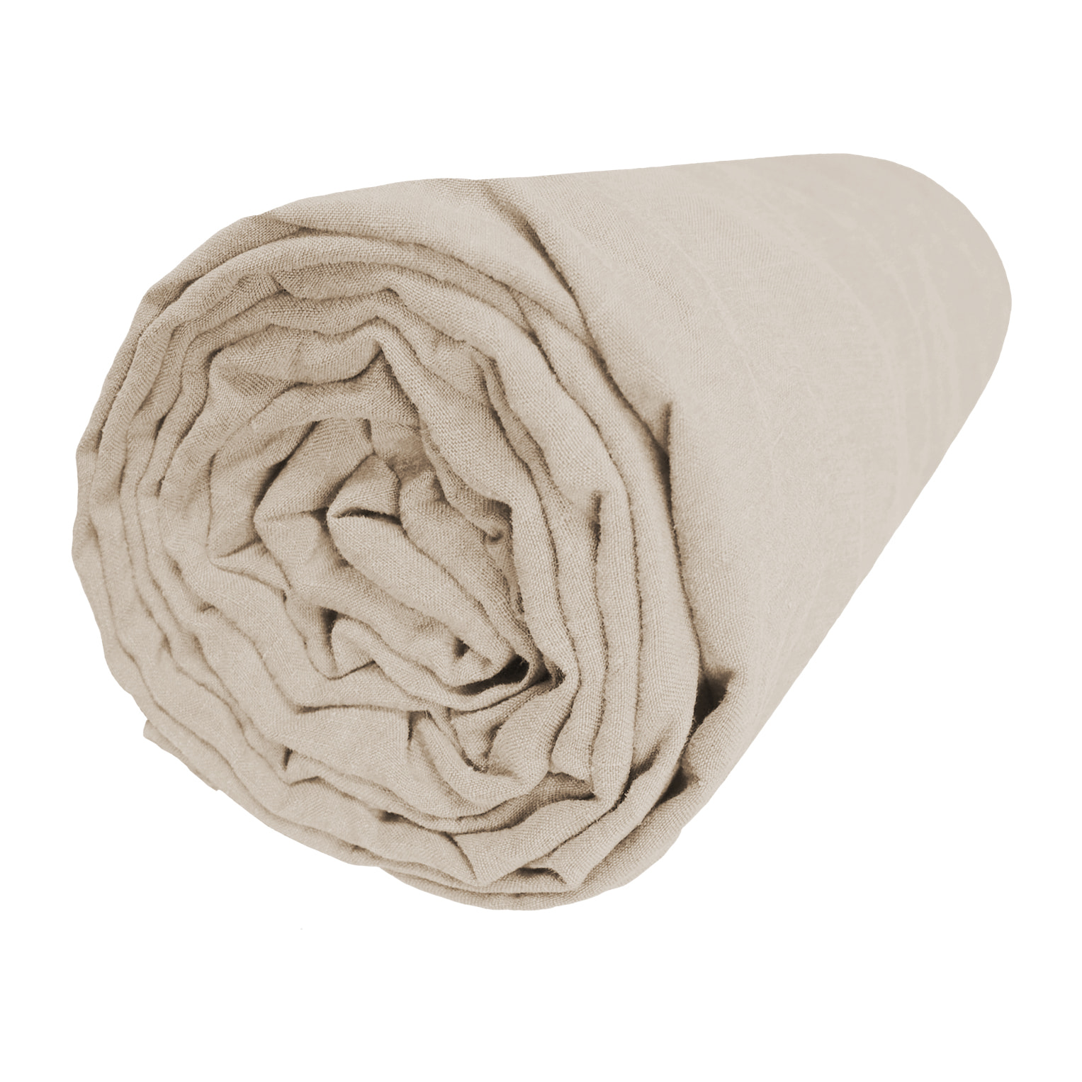 Drap housse en lin lavé bonnet 30cm, NATURELLEMENT LIN