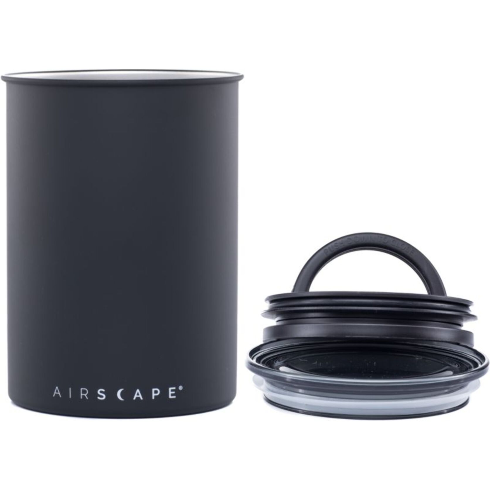 Boite à café AIRSCAPE métal 500gr Noir mat