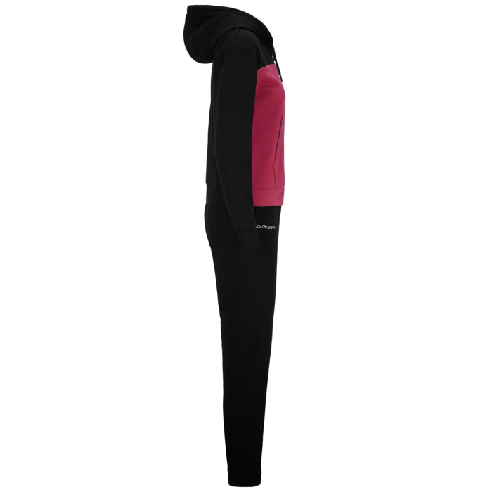 Kappa - Tute Sportive Donna Nero - LOGO FESA
