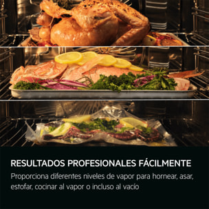 AEG Horno de vapor Serie 8000 MealAssist con SteamPro con Display CookSmart Touch 4,3 '', con WiFi TB8SB73ZAB