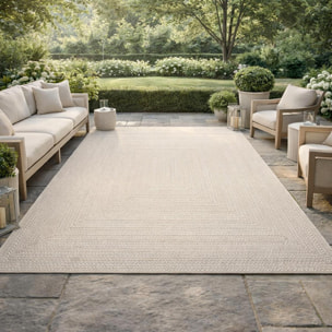 Tapis extérieur intérieur NOLAM 1 aspect jute ton sur ton