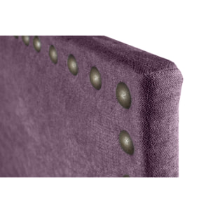 Cabecero Lirio Tela Violeta 160