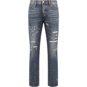 PHILIPP PLEIN Jeans dal taglio dritto