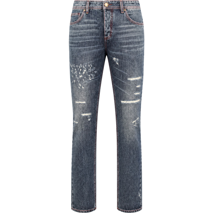 PHILIPP PLEIN Jeans dal taglio dritto
