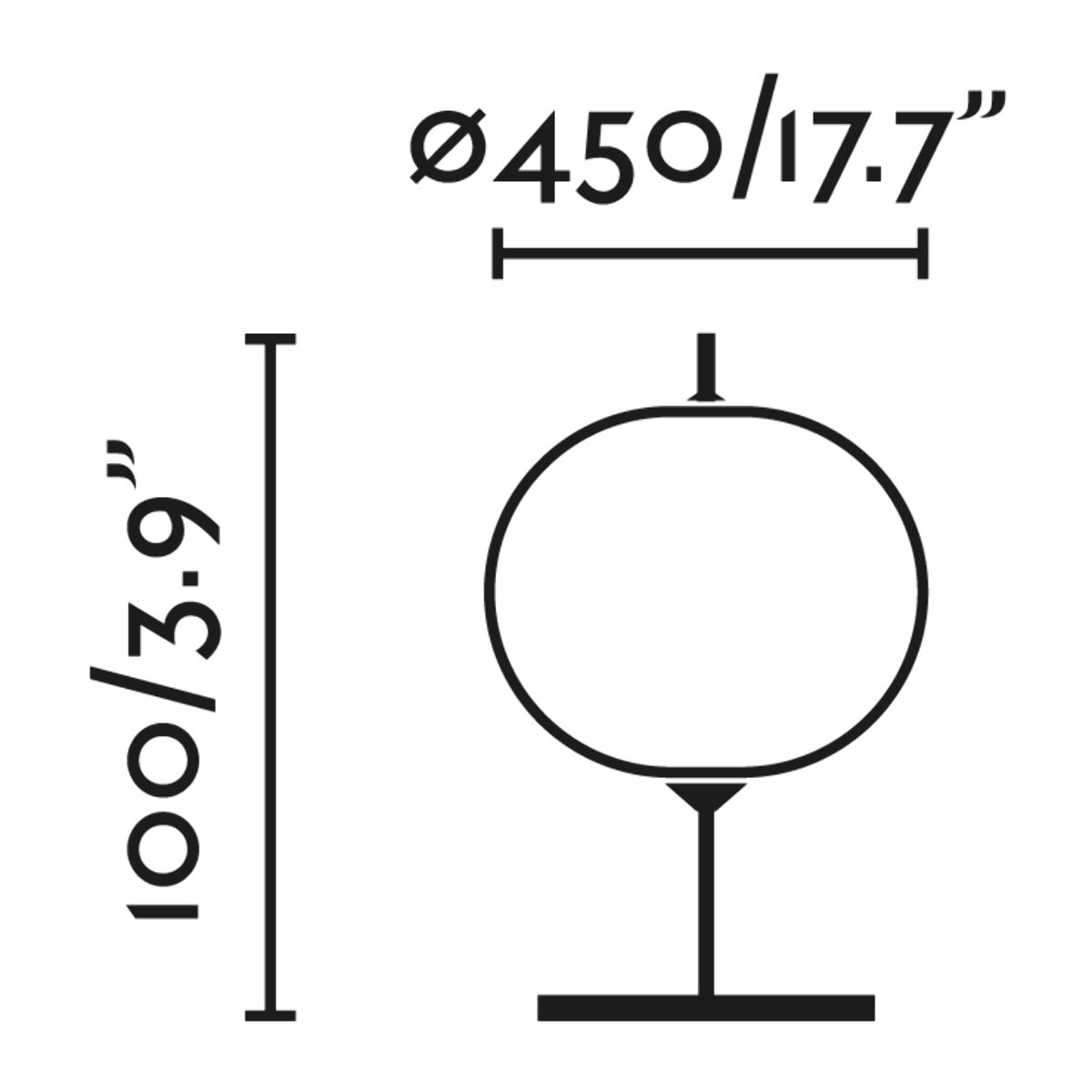 SAIGON OUT 600 R45 Lámpara de pie gris/blanco mate