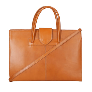 Borsa a mano da Donna Evelina in Vera Pelle Made in Italy 29x40x9 cm